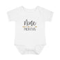 Golden Arrow Milestone Baby Bodysuit-Nine Months