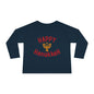 Happy Hanukkah Toddler Long Sleeve Tee