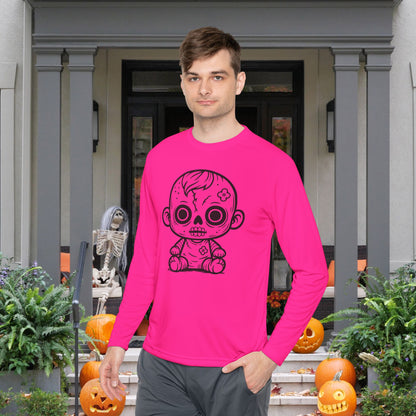 Zombie Baby Adult Long Sleeve Tee