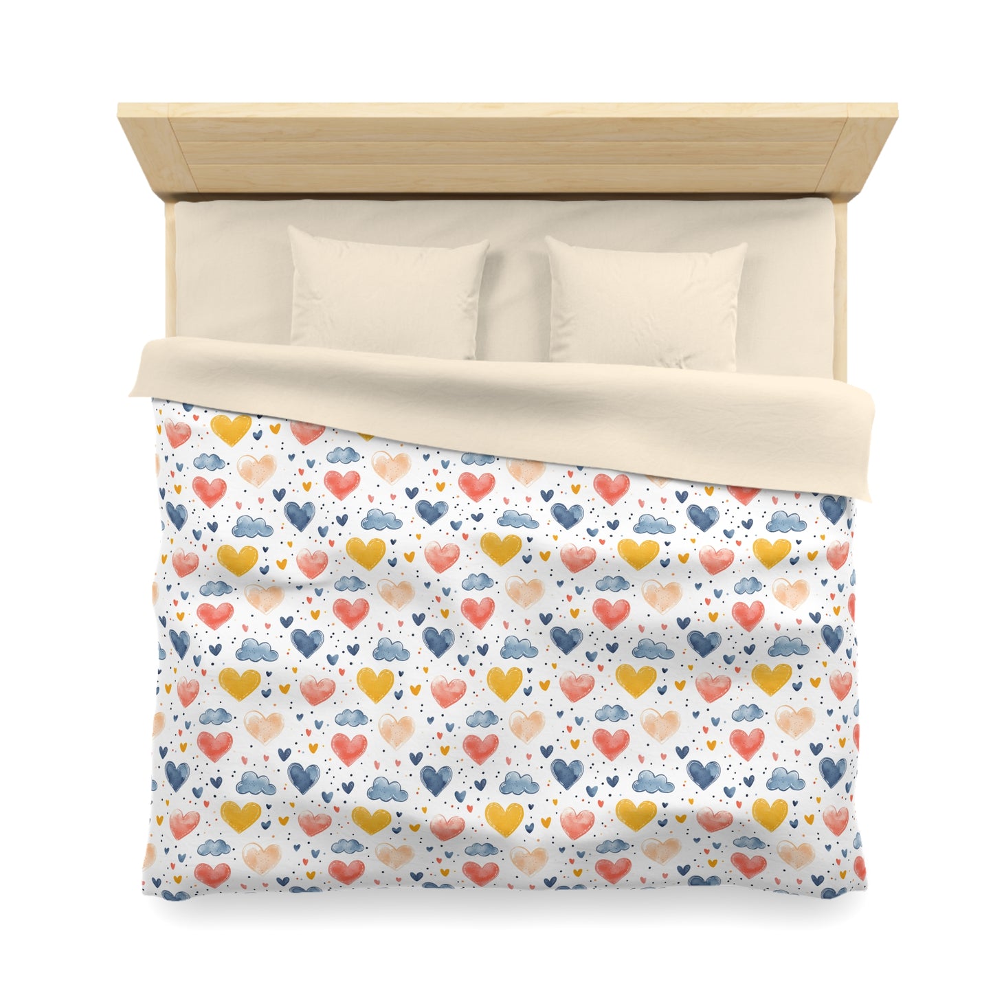 Love in the Air Microfiber Duvet Cover