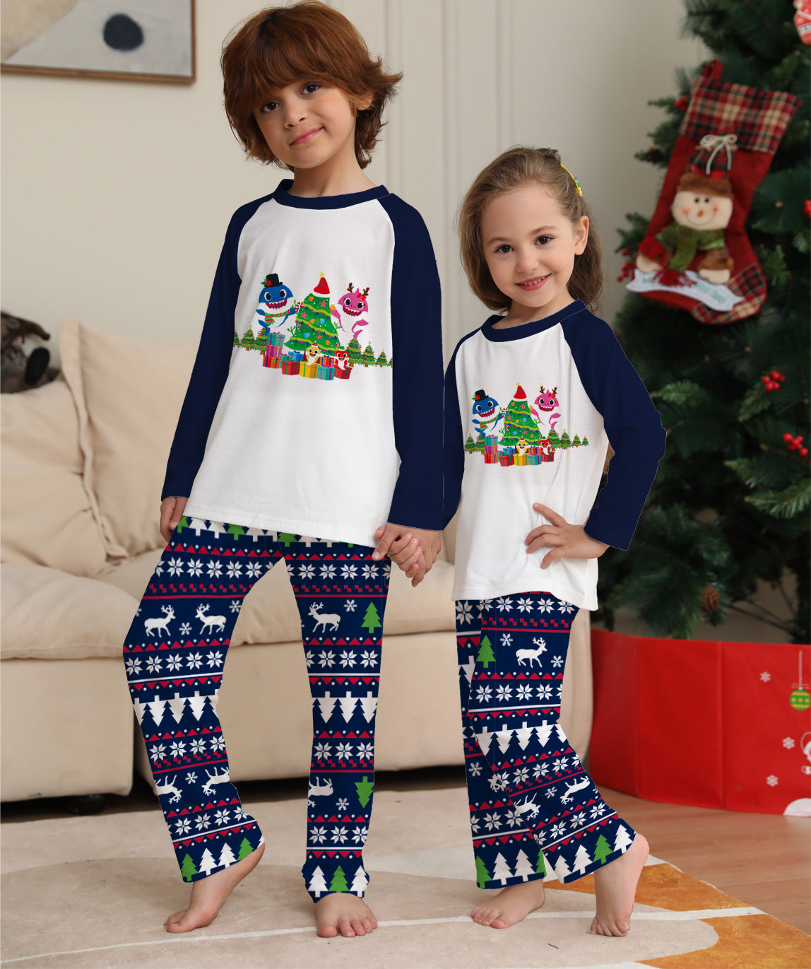 Jingle Jaws Family Christmas Pajamas