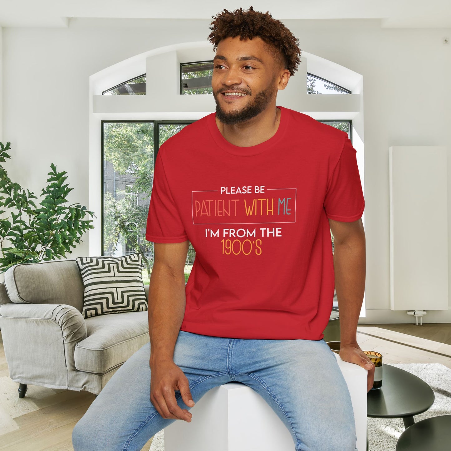 Please Be Patient With Me I'm From The 1900's (Simple 2) Adult T-shirt