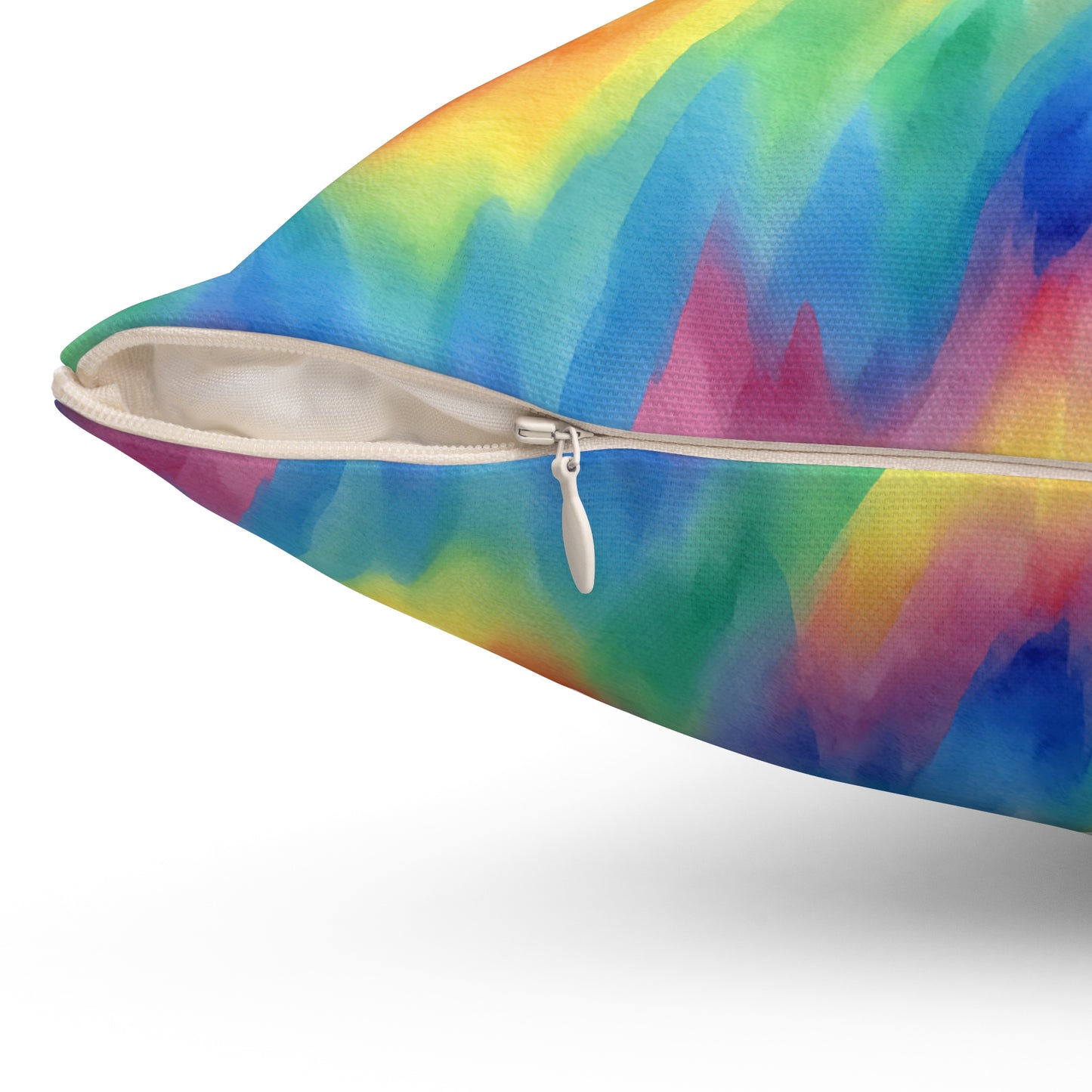 Colorwaves Throw Pillow