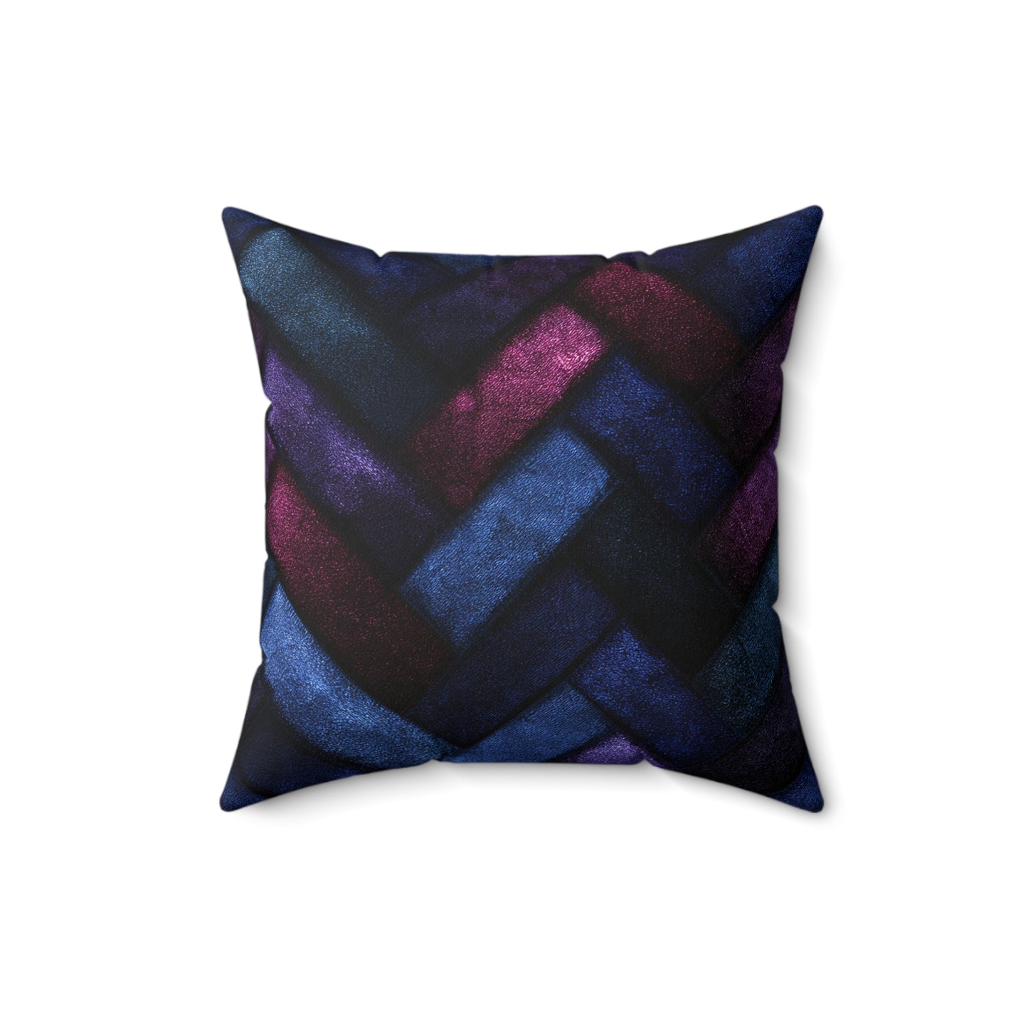Velvet Angles Print Throw Pillow