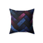 Velvet Angles Print Throw Pillow