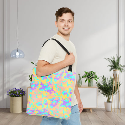 Dreamsicle Camo Canvas Tote Bag