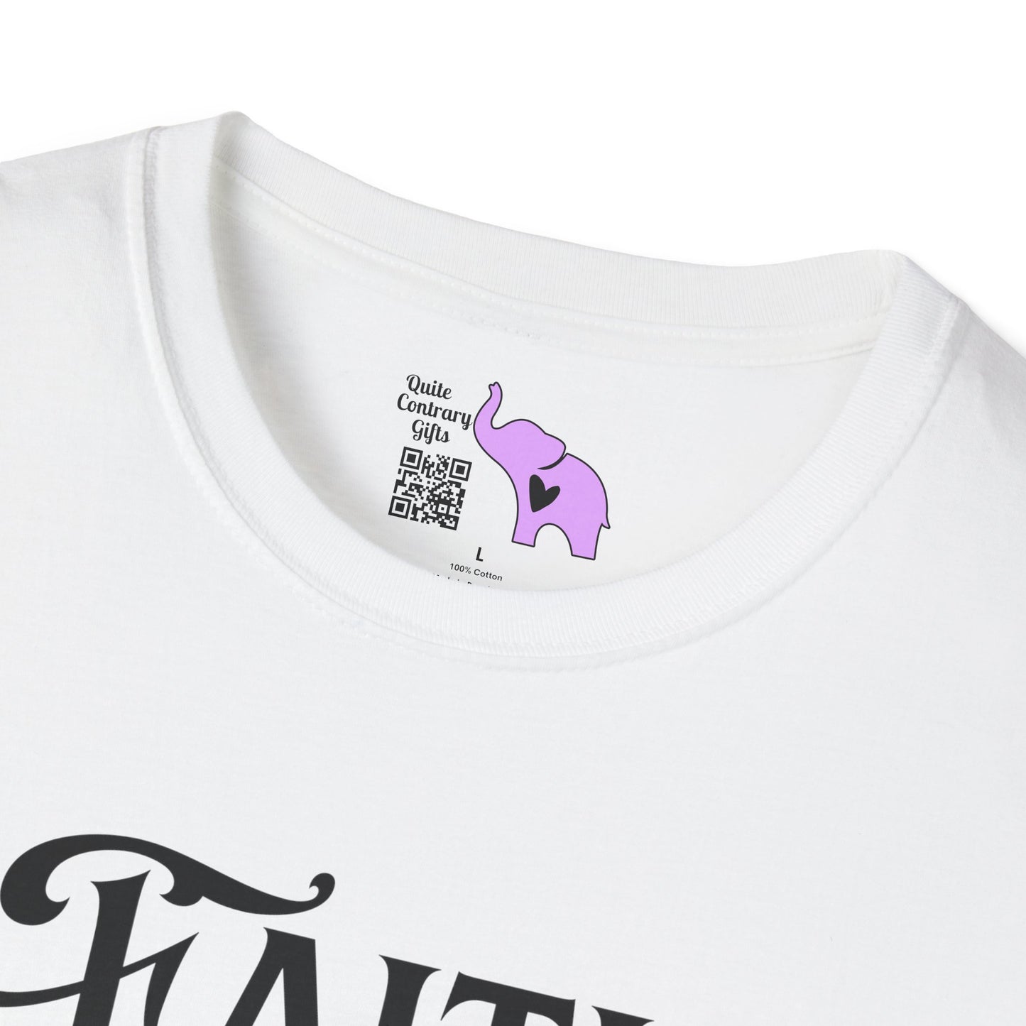 Faith Makes Things Possible... Not Easy Adult T-shirt