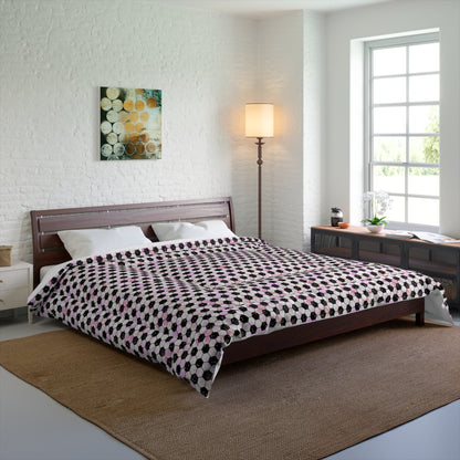 Pink Soccer Fever Comforter