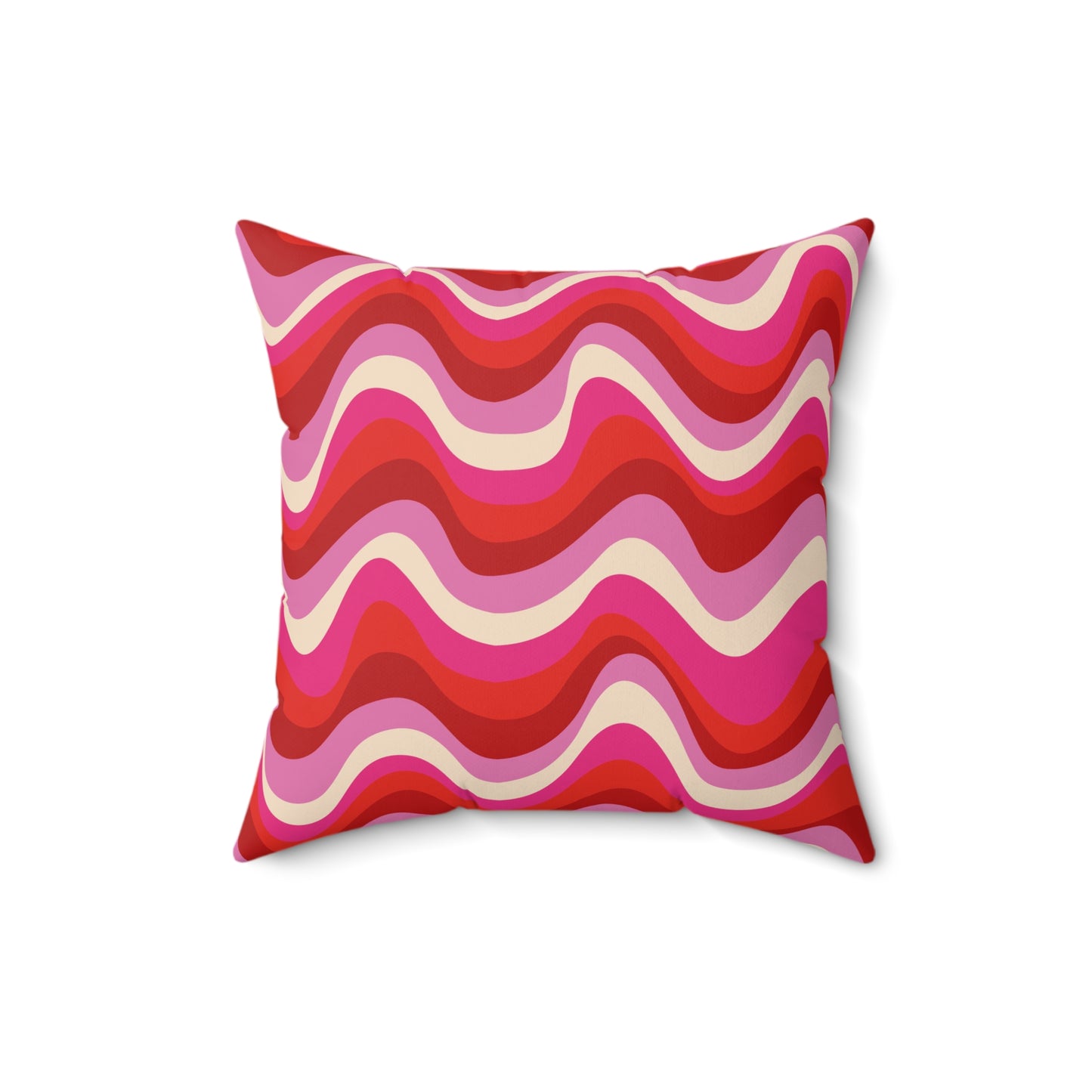 Blush Frequency Throw Pillow