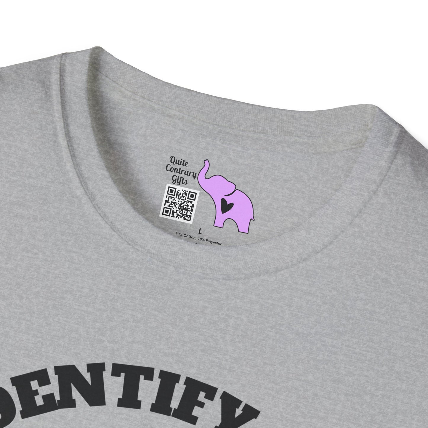 I Identify As A Problem Adult T-shirt