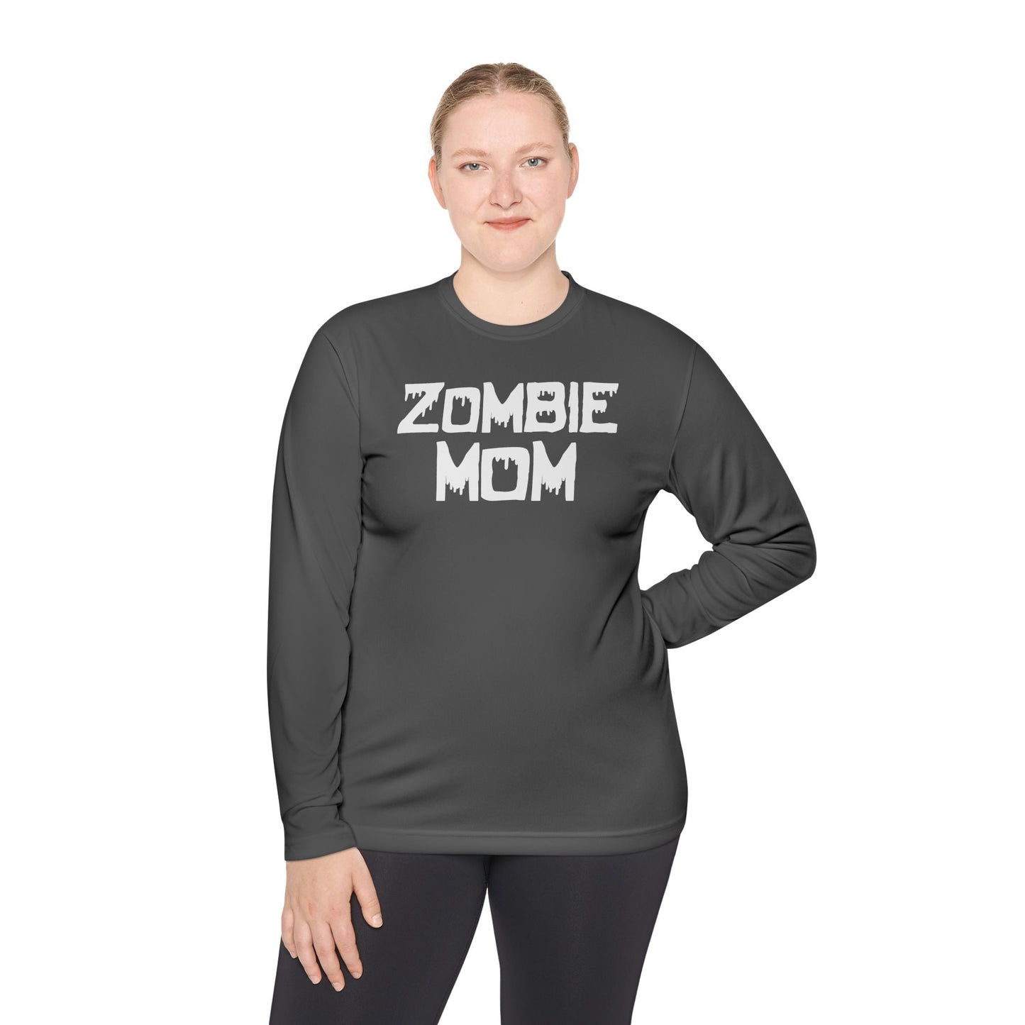 ""Zombie Mom Adult Long Sleeve Tee