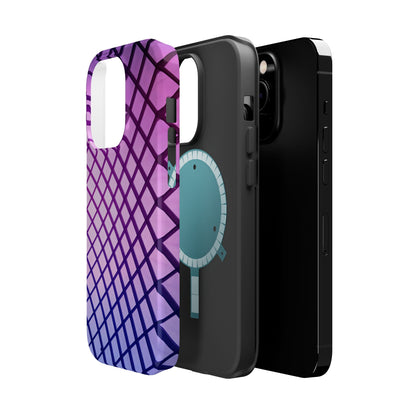 Midnight Mist Mosaic MagSafe® Compatible Tough Case for iPhone