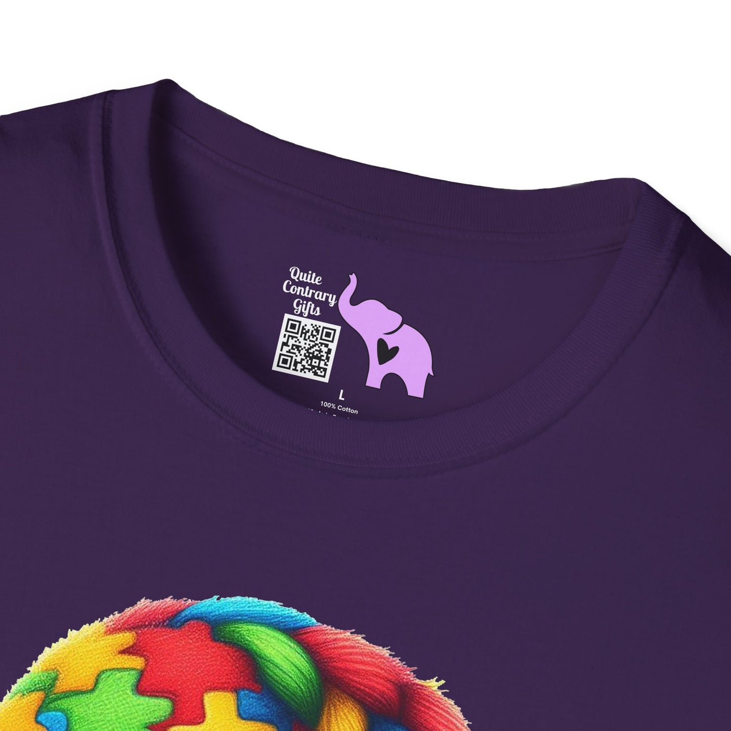 Autism Awarness Gnome Adult T-shirt