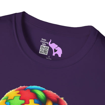 Autism Awarness Gnome Adult T-shirt