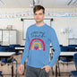 Made to Teach Rainbow Adult Long Sleeve Tee