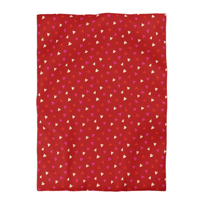 Cupid’s Confetti Microfiber Duvet Cover