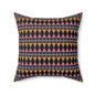 Midnight Clay Cairn Stripes Throw Pillow