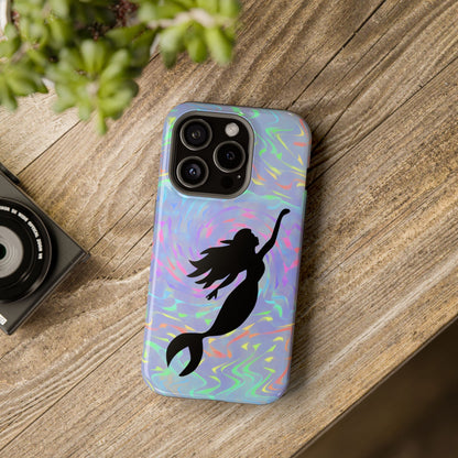 Mermaid Silhouette MagSafe® Compatible Tough Case for iPhone