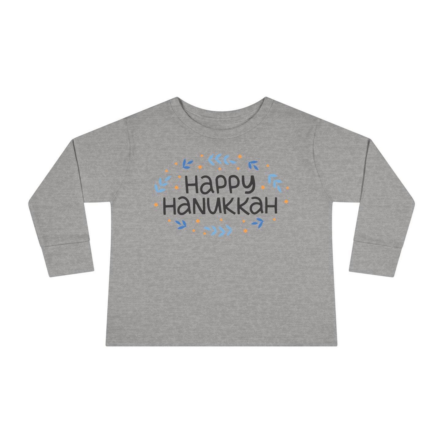 Happy Hanukkah 4 Toddler Long Sleeve Tee