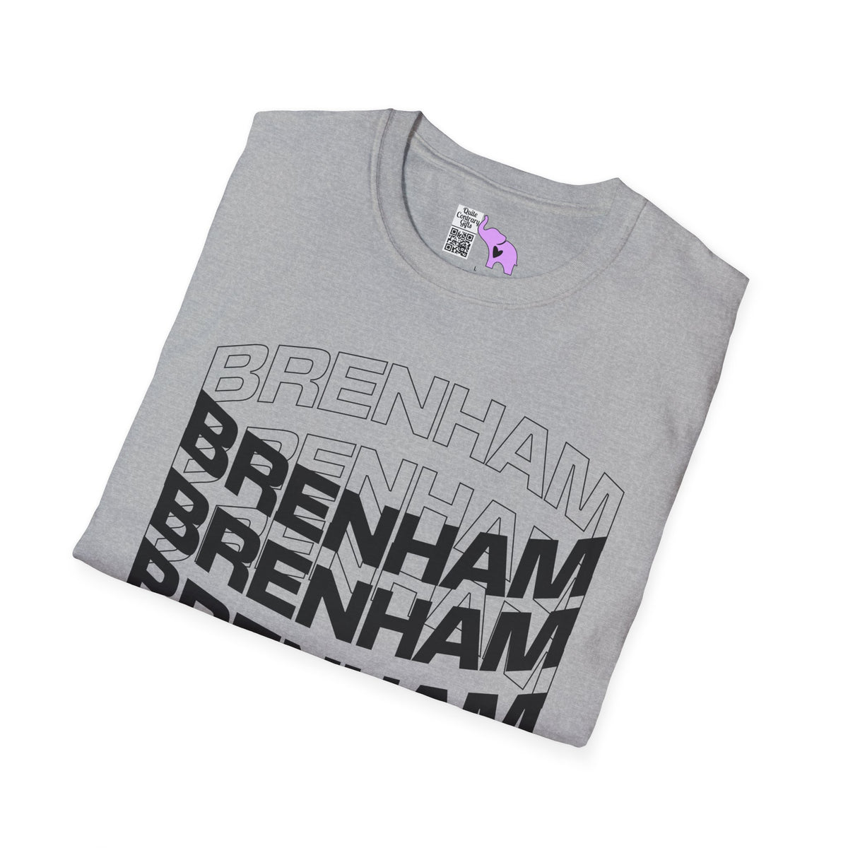 Brenham (Triple Arched) Texas Adult T-shirt