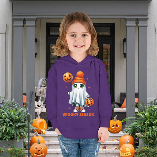 Spooky Season Ghost Trick-or-Treater Toddler Hoodie