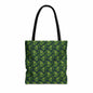Emerald Canopy Frogs Canvas Tote Bag