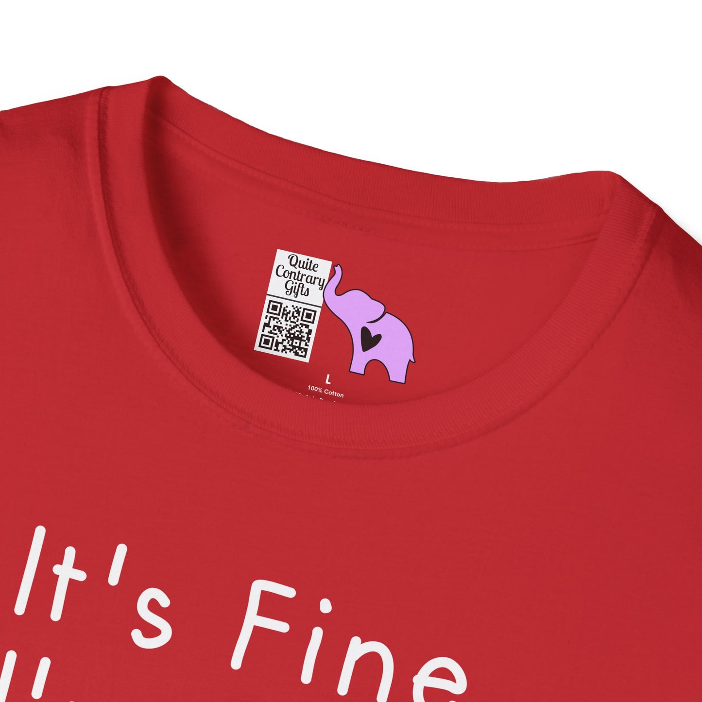 It's Fine I'm Fine Everything's Fine (Cat) Adult T-shirt