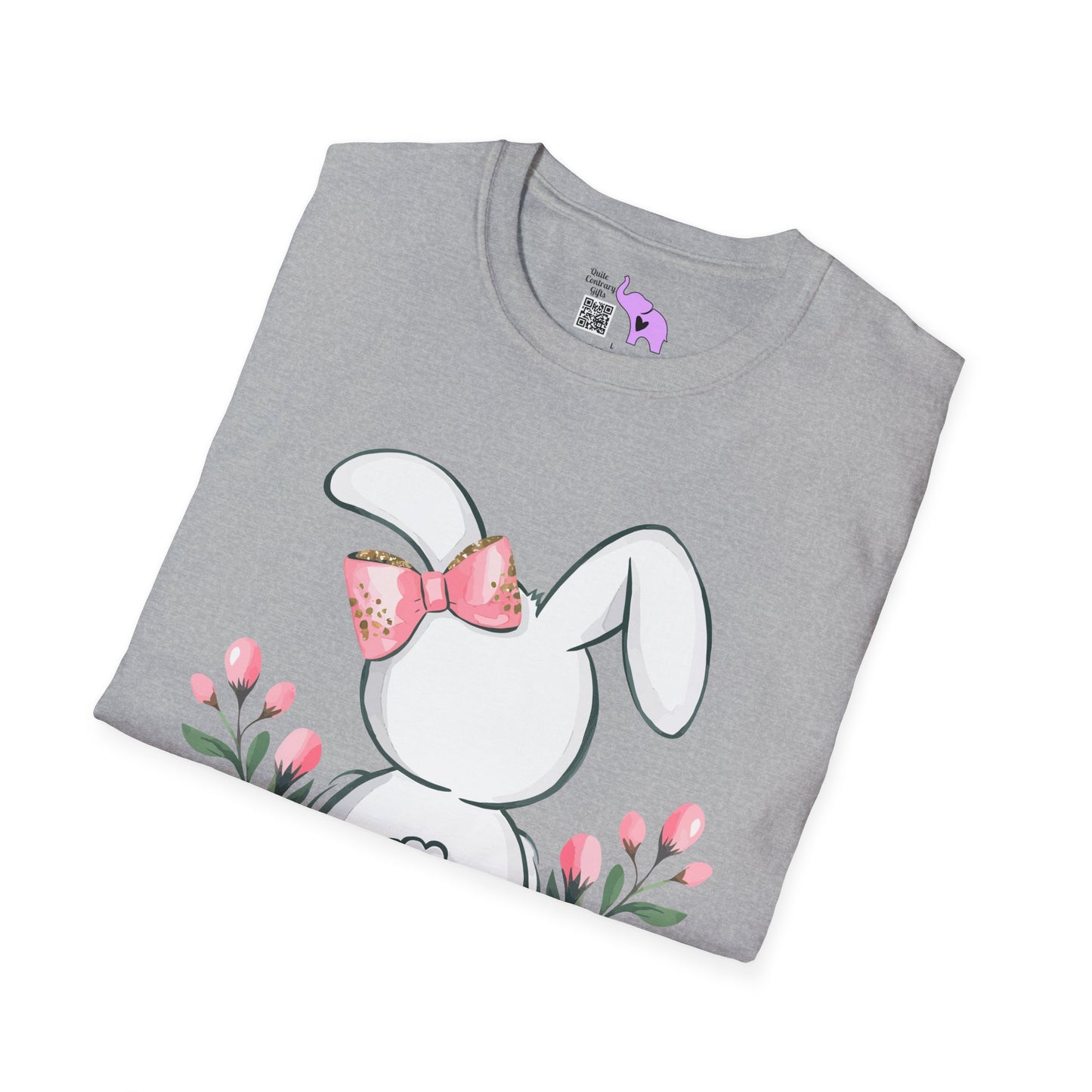 Happy Easter (Bunny Tail) Adult T-shirt