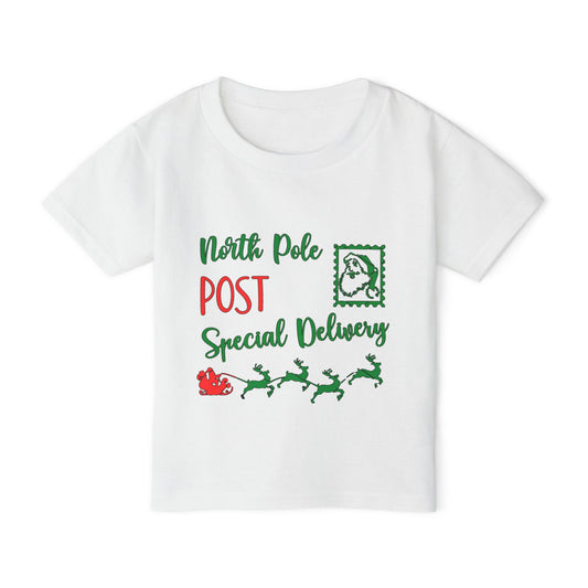 North Pole Post Special Delivery Heavy Cotton™ Toddler T-shirt