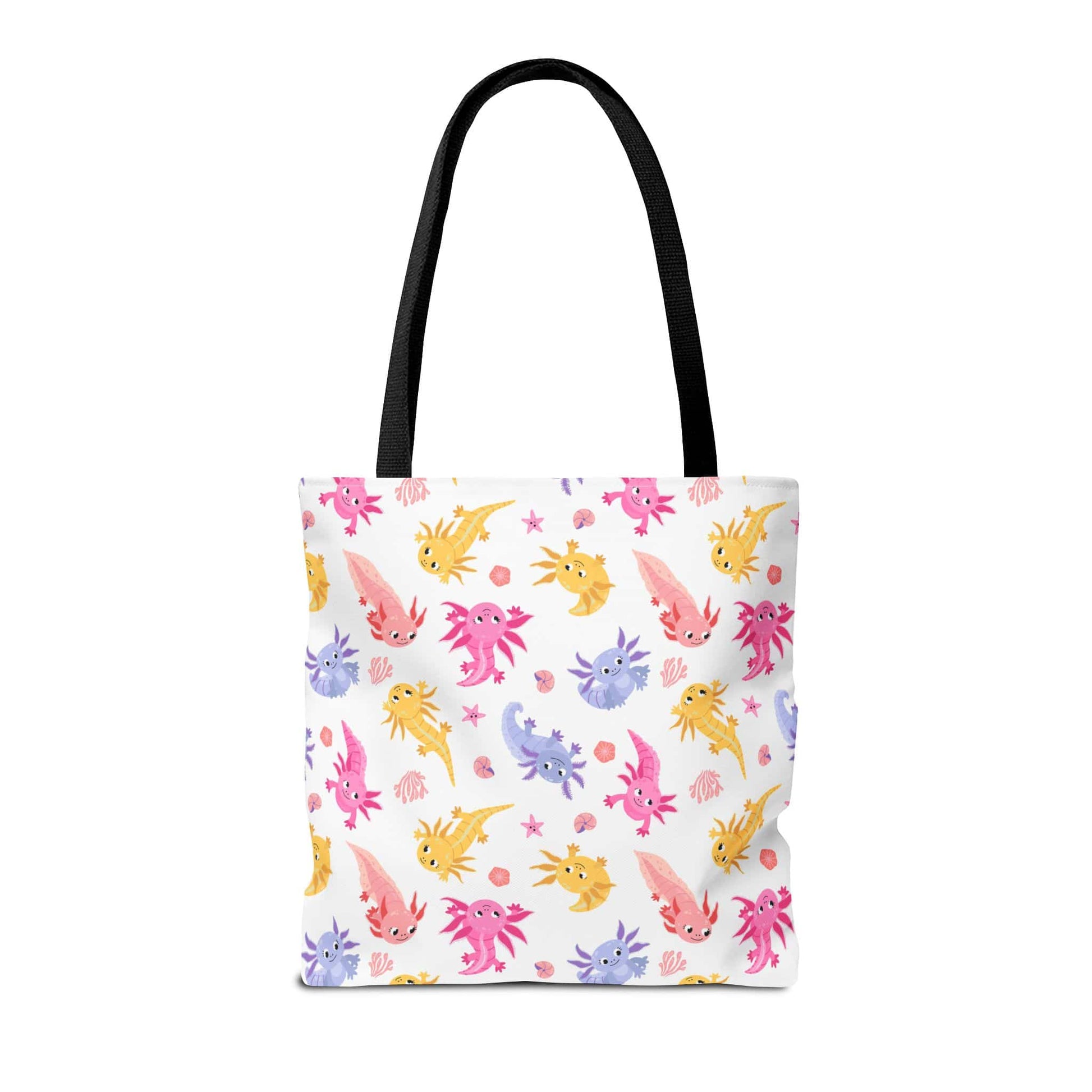 Axolotl Whimsy Canvas Tote Bag