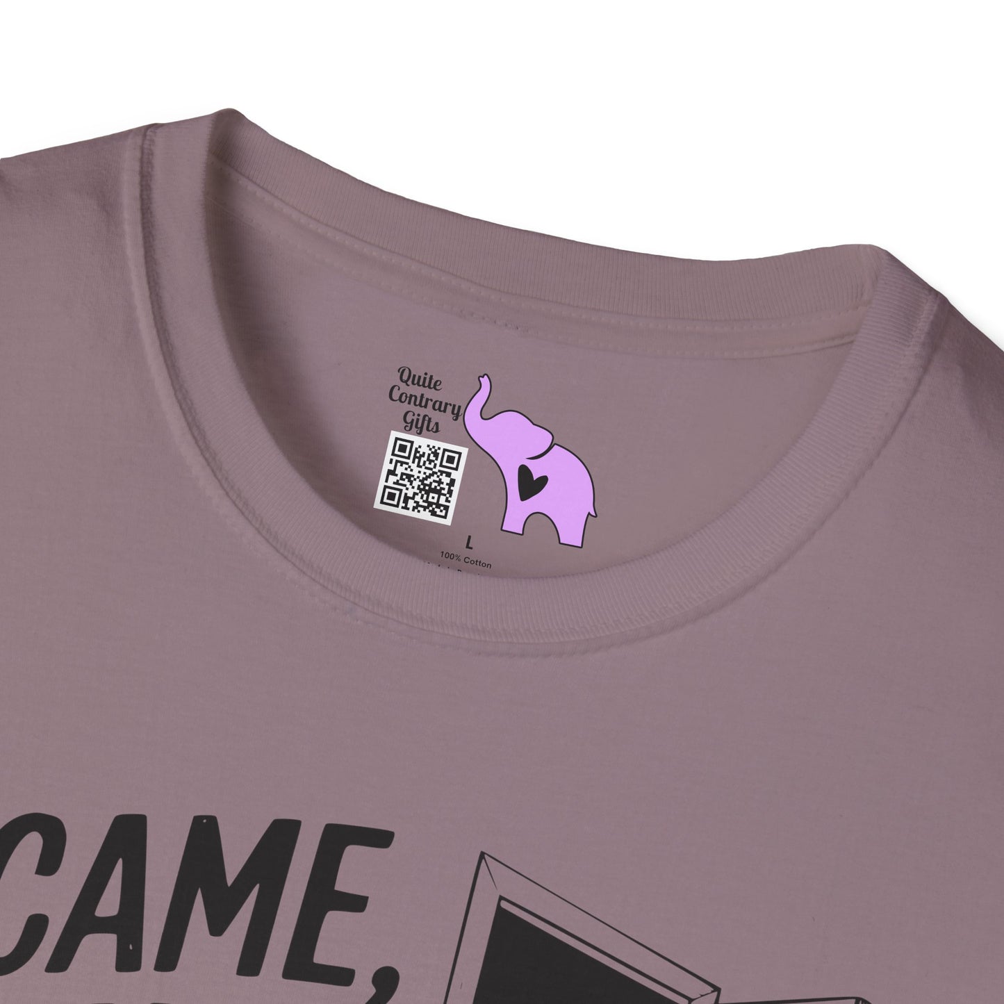 I Came I Saw I Had Anxiety So I Left Adult T-shirt