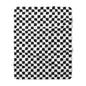 Distorted Check Fleece Blanket