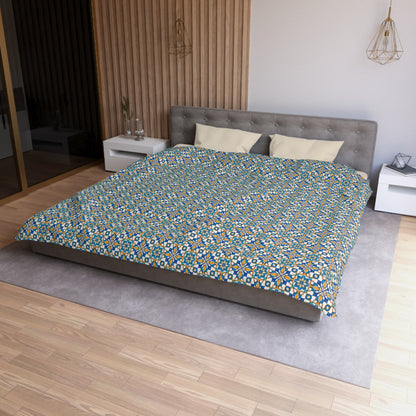 Talavera Sunburst Microfiber Duvet Cover
