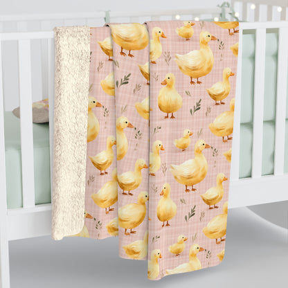 Ducky Daydream Fleece Blanket