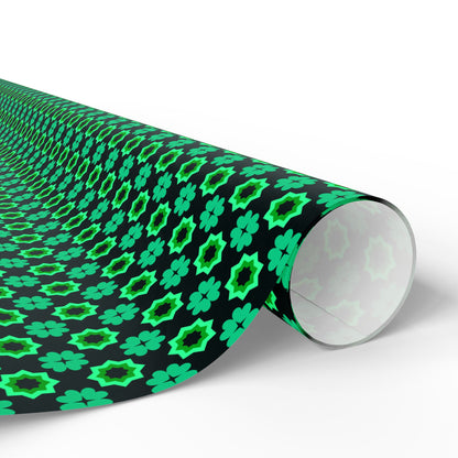 Clover Bloom Burst Wrapping Paper