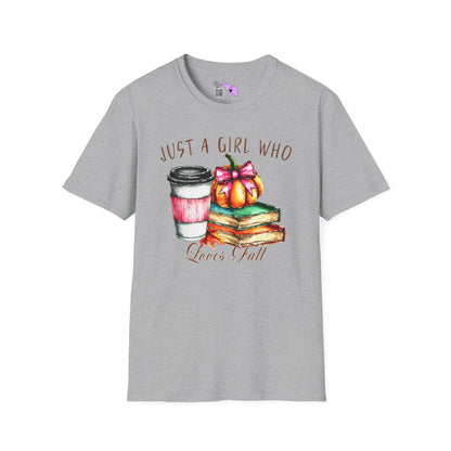 Just A Girl Who Loves Fall Adult T-shirt