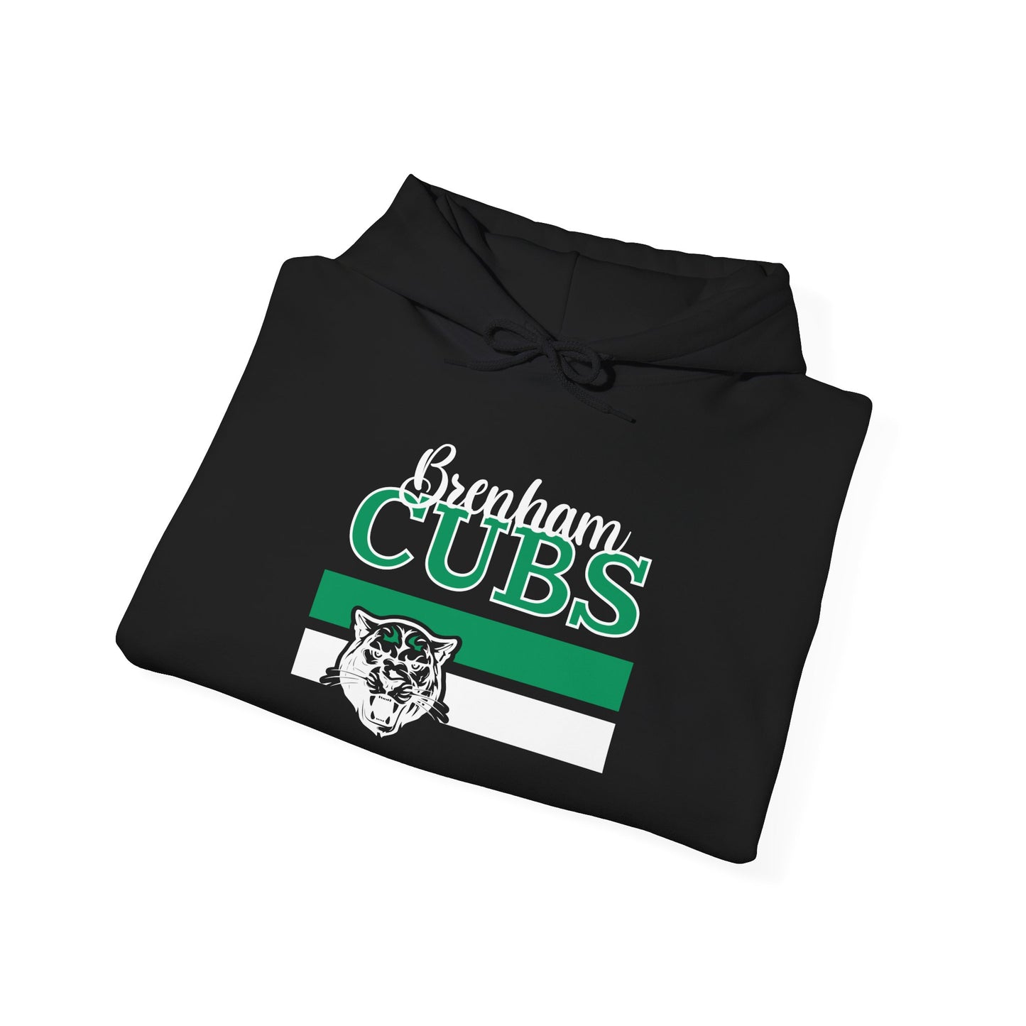 Brenham Cubs w/Mascot & Stripes Adult Heavy Blend™ Hoodie