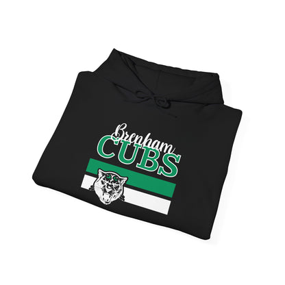 Brenham Cubs w/Mascot & Stripes Adult Heavy Blend™ Hoodie