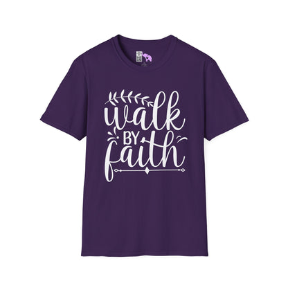 Walk By Faith (2) Adult T-shirt