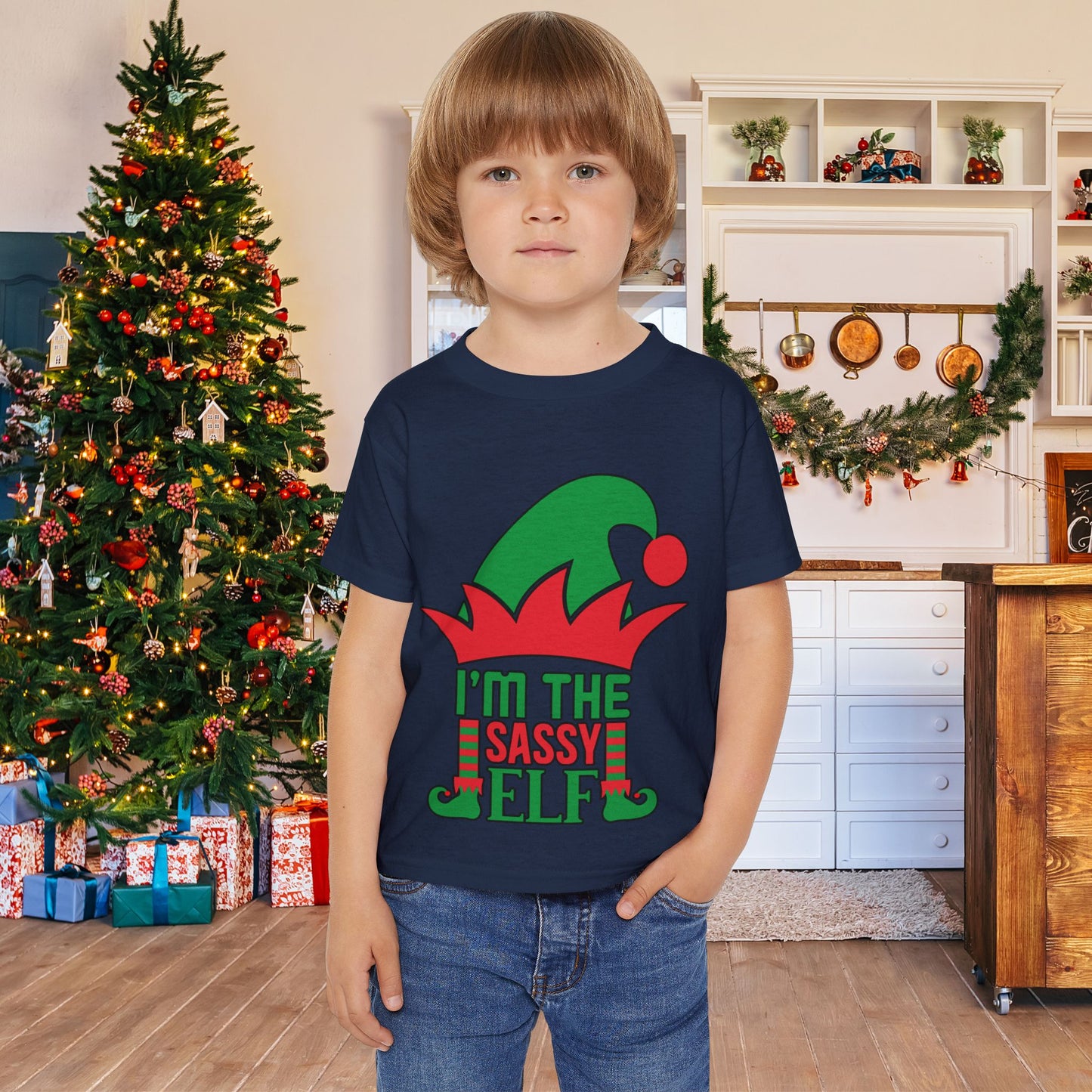 I'm The Sassy Elf Heavy Cotton™ Toddler T-shirt