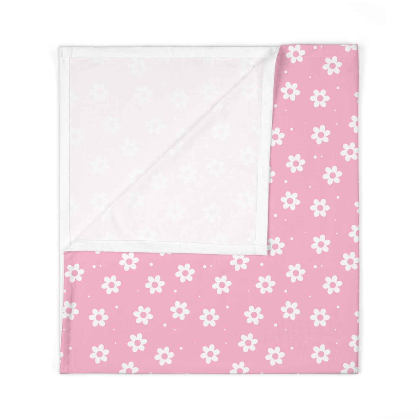 Pretty Petals & Dots Swaddle Blanket