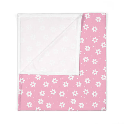 Pretty Petals & Dots Swaddle Blanket