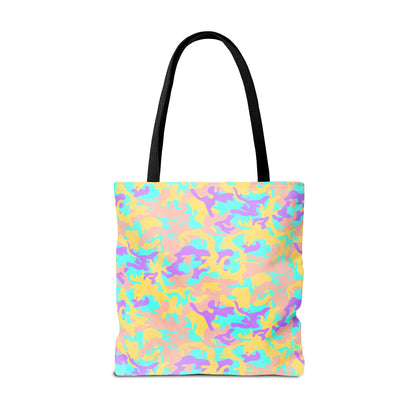 Dreamsicle Camo Canvas Tote Bag