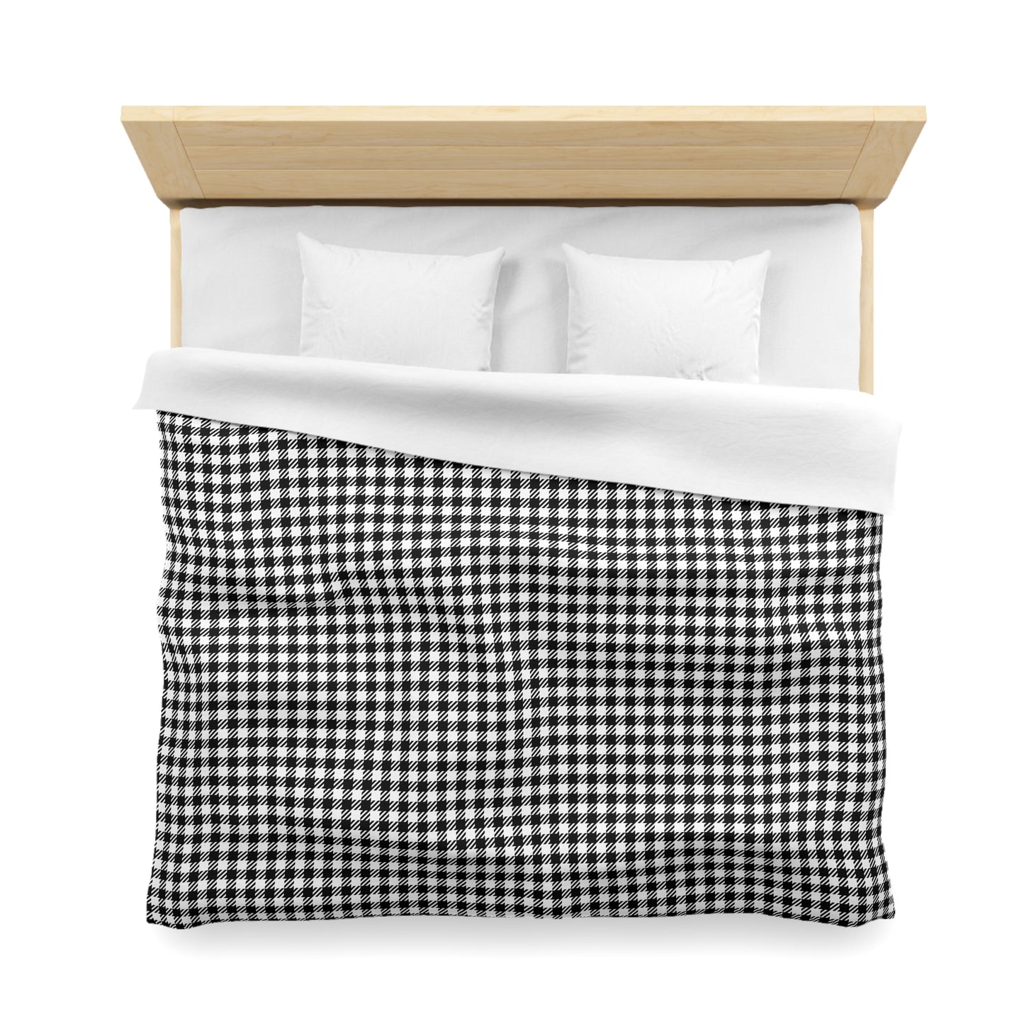 Black & White Balance Microfiber Duvet Cover