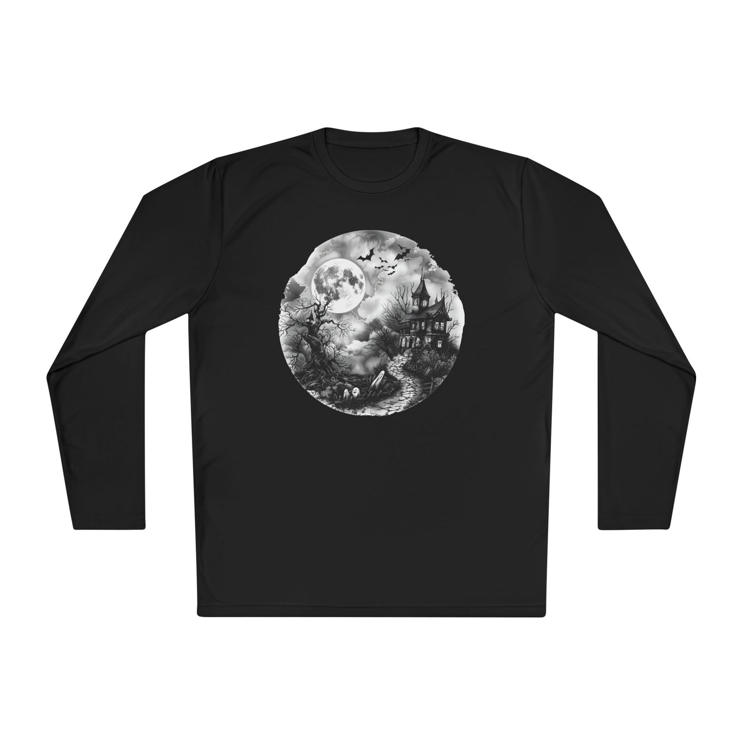 Moonlit Haunting Adult Long Sleeve Tee