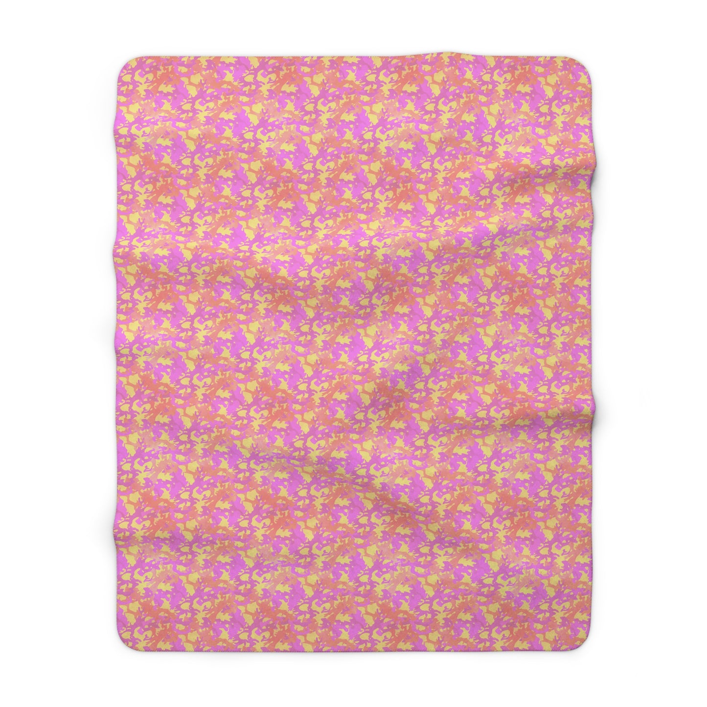 Sunset Sorbet Camo Fleece Blanket