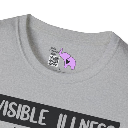 Invisible Illness: Just Because You Can't See It Doesn't Mean It's Not Real Adult T-shirt