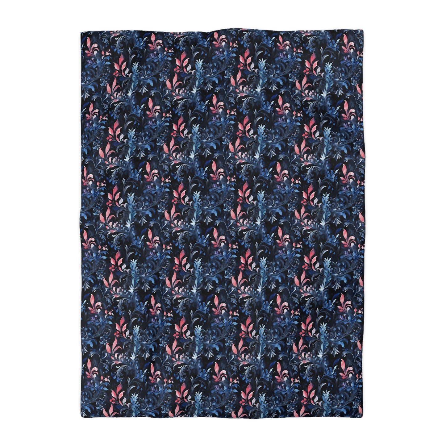 Dusky Floral Whispers Microfiber Duvet Cover