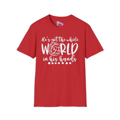 He's Got the Whole World in His Hands (2) Adult T-shirt