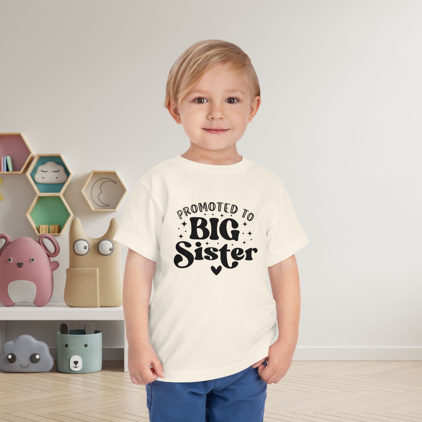 Promoted to Big Sister Toddler Tee